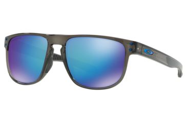 Image of Oakley HOLBROOK R OO9377 Progressive Prescription Sunglasses OO9377-937711-55 - Lens Diameter 55 mm, Frame Color Grey Smoke