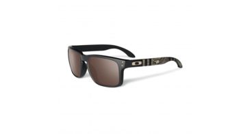 Image of Oakley Holbrook Single Vision Prescription Sunglasses, Matte Black Frame, OO9102-96SV
