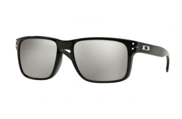Image of Oakley Holbrook Progressive Rx Sun Glasses OO9102-910268-55 - Lens Diameter 55 mm, Frame Color Black Ink