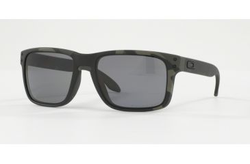 Image of Oakley Holbrook Progressive Rx Sun Glasses OO9102-910292-55 - Lens Diameter 55 mm, Frame Color Multicam Black