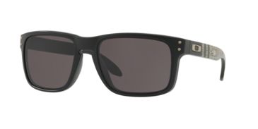 Image of Oakley Holbrook Progressive Rx Sun Glasses OO9102-910296-55 - Lens Diameter 55 mm, Frame Color Matte Black