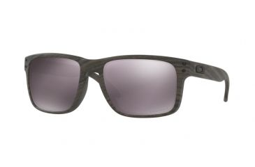 Image of Oakley Holbrook Progressive Rx Sun Glasses OO9102-9102B7-55 - Lens Diameter 55 mm, Frame Color Woodgrain
