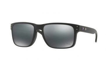 Image of Oakley Holbrook Progressive Rx Sun Glasses OO9102-9102D4-55 - Lens Diameter 55 mm, Frame Color Blue/Black