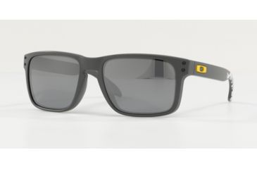 Image of Oakley Holbrook Progressive Rx Sun Glasses OO9102-9102D5-55 - Lens Diameter 55 mm, Frame Color Matte Carbon