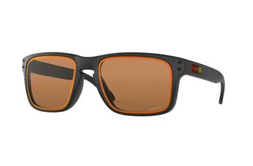Image of Oakley Holbrook Progressive Rx Sun Glasses OO9102-9102G8-55 - Lens Diameter 55 mm, Frame Color Matte Black