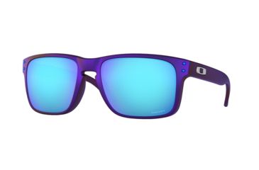 Image of Oakley Holbrook Progressive Rx Sun glasses, 55mm, Blue/Red Shift, OO9102-9102I5-55-PRO