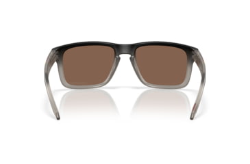 Image of Oakley Holbrook Sunglasses, Black Fade Grey Ink, PRIZM 24K Polarized, OO9102-AH55