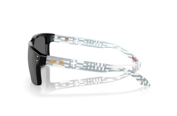 Image of Oakley Holbrook Sunglasses, Black Introspect, PRIZM Black Polarized, OO9102-Y755