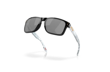 Image of Oakley Holbrook Sunglasses, Black Introspect, PRIZM Black Polarized, OO9102-Y755