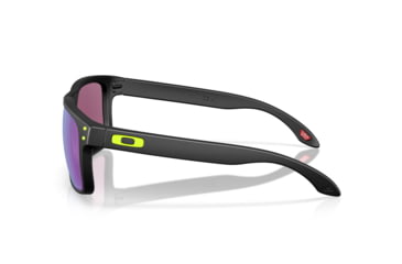 Image of Oakley Holbrook Sunglasses, Matte Black, PRIZM Road Jade, OO9102-AI55