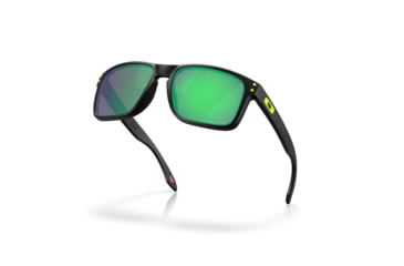 Image of Oakley Holbrook Sunglasses, Matte Black, PRIZM Road Jade, OO9102-AI55