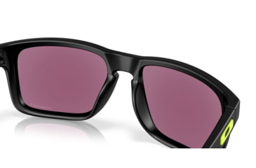 Image of Oakley Holbrook Sunglasses, Matte Black, PRIZM Road Jade, OO9102-AI55