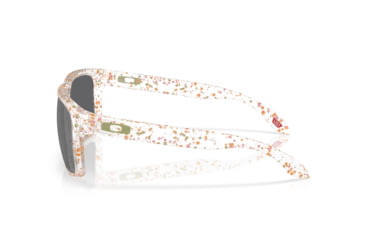 Image of Oakley Holbrook Sunglasses, Matte Clear Terrazzo, PRIZM Black Polarized, OO9102-AG55