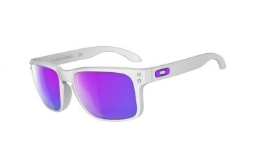 Image of Oakley Holbrook Progressive Prescription Sunglasses - Matte White Frame OO9102-05