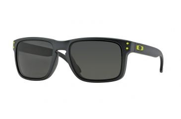 Image of Oakley HOLBROOK OO9102 Bifocal Prescription Sunglasses OO9102-910238-55 - Lens Diameter 55 mm, Frame Color Steel