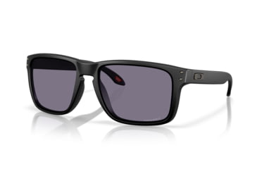 Image of Oakley Holbrook XXL Sunglasses, Matte Black, PRIZM Grey, PRIZM Grey, OO9487-0161