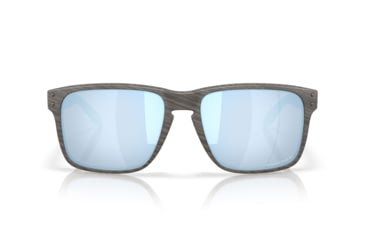 Image of Oakley Holbrook XXL Sunglasses, Woodgrain, PRIZM Deep Water Polarized, PRIZM Deep Water Polarized, OO9487-0461