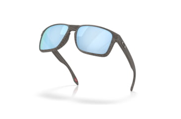 Image of Oakley Holbrook XXL Sunglasses, Woodgrain, PRIZM Deep Water Polarized, PRIZM Deep Water Polarized, OO9487-0461