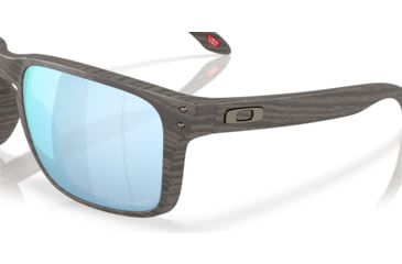 Image of Oakley Holbrook XXL Sunglasses, Woodgrain, PRIZM Deep Water Polarized, PRIZM Deep Water Polarized, OO9487-0461