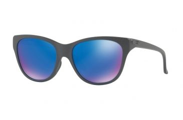 Image of Oakley HOLD OUT OO9357 Progressive Prescription Sunglasses OO9357-935706-55 - Lens Diameter 55 mm, Frame Color Steel