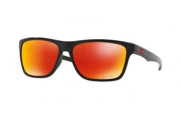 Image of Oakley HOLSTON OO9334 Prescription Sunglasses, 58mm, Polished Black, OO9334-933412-58-SV