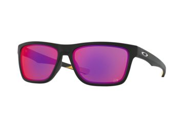 Image of Oakley HOLSTON OO9334 Prescription Sunglasses, 58mm, Matte Black, OO9334-933416-58-SV