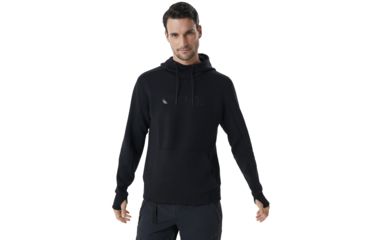 Image of Oakley Hooded Scuba Fleece - Mens, Blackout, Medium, 461639-02E-M
