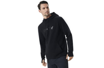 Image of Oakley Hooded Scuba Fleece - Mens, Blackout, XS, 461639-02E-XS