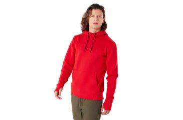 Image of Oakley Hooded Scuba Fleece - Mens, Red Line, Medium, 461639-465-M