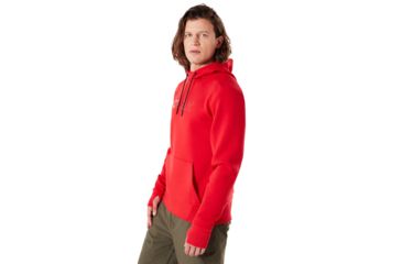 Image of Oakley Hooded Scuba Fleece - Mens, Red Line, Medium, 461639-465-M