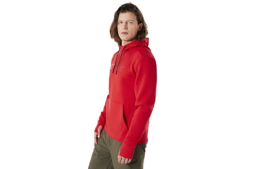 Image of Oakley Hooded Scuba Fleece - Mens, Red Line, Large, 461639-465-L