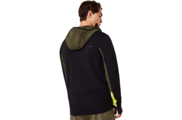Image of Oakley Hot Springs Thermal Fleece Full Zip - Mens, Blackout, Extra Large, 461772-02E-XL
