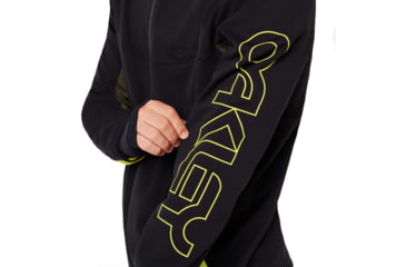 Image of Oakley Hot Springs Thermal Fleece Full Zip - Mens, Blackout, Extra Large, 461772-02E-XL