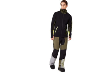 Image of Oakley Hot Springs Thermal Fleece Full Zip - Mens, Blackout, Extra Large, 461772-02E-XL