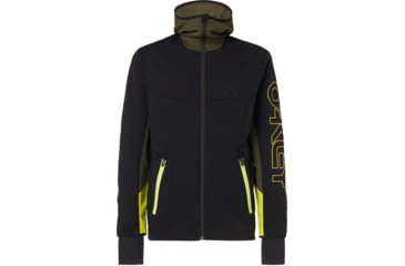 Image of Oakley Hot Springs Thermal Fleece Full Zip - Mens, Blackout, Extra Large, 461772-02E-XL