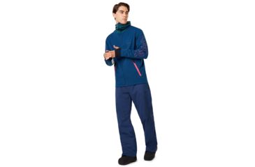 Image of Oakley Hot Springs Thermal Fleece Fz - Mens, Poseidon, Large, 461772-6A1-L