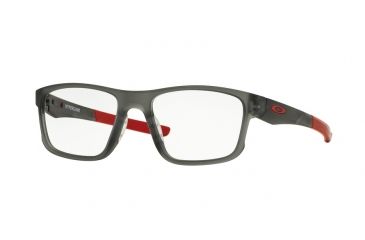 Image of Oakley HYPERLINK OX8078 Eyeglass Frames 807805-52 - Satin Grey Smoke Frame