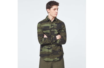 Image of Oakley Icon Cargo Shirt - Mens, Core Camo, Small, FOA400495-982-S