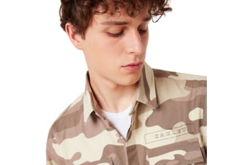 Image of Oakley Icon Cargo Shirt - Mens, Desert Camouflage, Small, 401929-99C-S