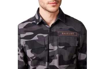 Image of Oakley Icon Cargo Shirt - Mens, Grey Camouflage, Medium, 401929-98C-M