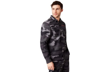 Image of Oakley Icon Cargo Shirt - Mens, Grey Camouflage, Medium, 401929-98C-M