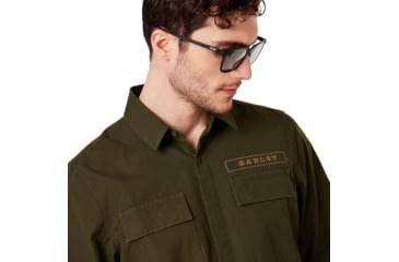 Image of Oakley Icon Cargo Shirt - Mens, New Dark Brush, Medium, 401929-86L-M