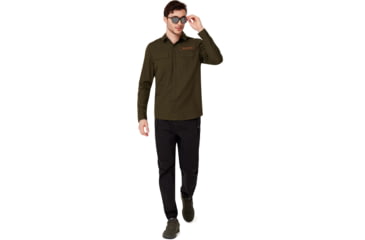 Image of Oakley Icon Cargo Shirt - Mens, New Dark Brush, Medium, 401929-86L-M