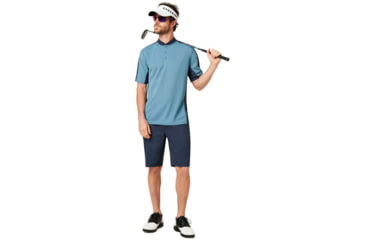 Image of Oakley Icon Chino Golf Short - Mens, Foggy Blue, 36, 442467-6FB-36