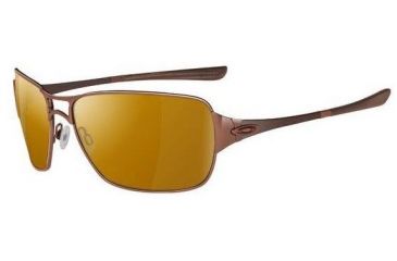Image of Oakley Impatient Polished Brown Frame w/ Dark Bronze Lenses Sunglasses 05-787