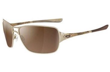 Image of Oakley Impatient Polished Gold Frame w/ VR50 Brown Gradient Lenses Sunglasses 05-788