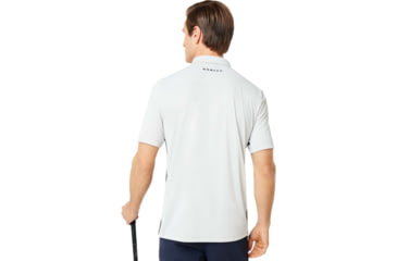Image of Oakley Infinity Line Golf Polo Short Sleeve Crs - Mens, Light Grey, Extra Small, 434309CRS-202-XS
