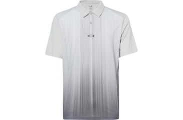 Image of Oakley Infinity Line Golf Polo Short Sleeve Crs - Mens, Light Grey, Extra Small, 434309CRS-202-XS