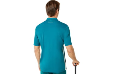 Image of Oakley Infinity Line Golf Polo Short Sleeve Crs - Mens, Petrol, 3XL, 434309CRS-9PE-XXXL