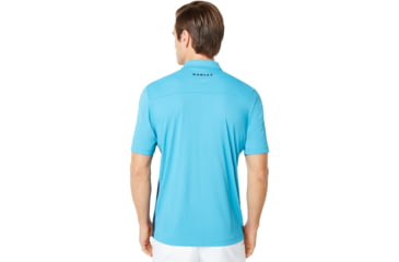 Image of Oakley Infinity Line Golf Polo Short Sleeve Crs - Mens, Stormed Blue, Extra Small, 434309CRS-6SB-XS